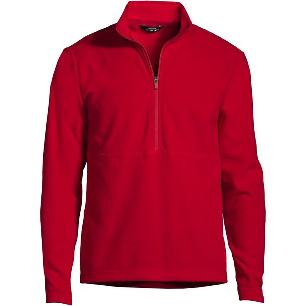 [41] Lands End Unisex Thermacheck 100 Custom Embroidered Fleece Quarter Zip Pullover